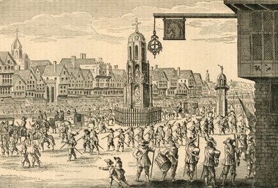 Oude weergave van Cheapside, 1897 door Unbekannt