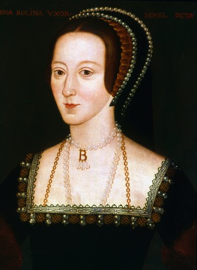 Anne Boleyn, tweede vrouw van Hendrik VIII door Unbekannt