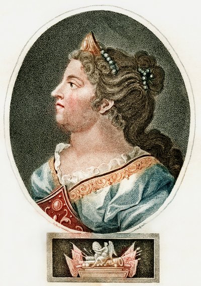 Anne, koningin van Groot-Brittannië, ca. 1796 door Unbekannt