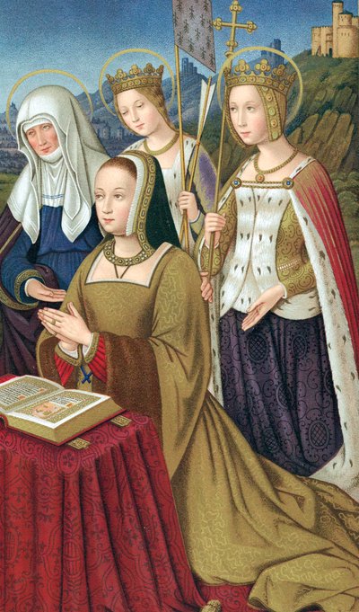 Anna van Bretagne 1476-1514, hertogin van Bretagne en koningin van Frankrijk door Unbekannt