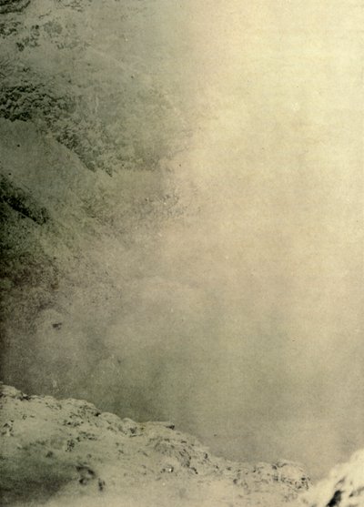 Een ander uitzicht op de krater van Erebus, 1908, 1909 door Unbekannt