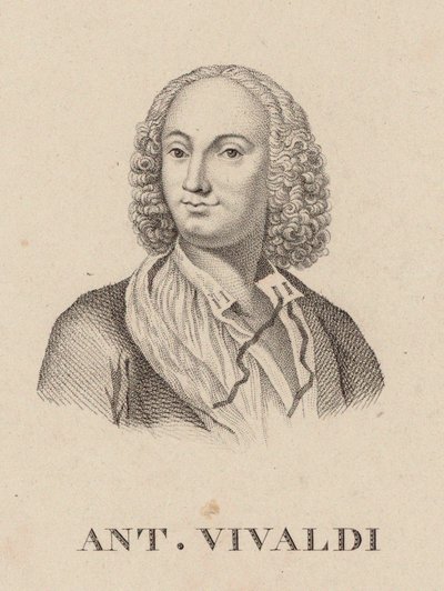 Antonio Vivaldi 1678-1741 door Unbekannt