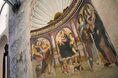 Aosta, Italië. Altaar van St. Lucia door Unbekannt