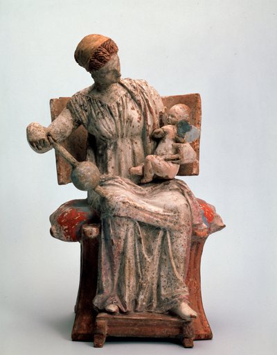 Aphrodite en Eros door Unbekannt