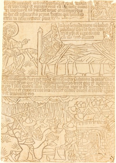 Apocalyps van Johannes, blad 42 door Unbekannt