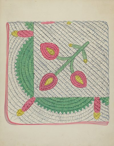 Applicatie Quilt, ca. 1936 door Unbekannt