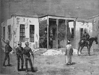 Arabis-gevangenis in de Abbassieh-kazerne door Unbekannt
