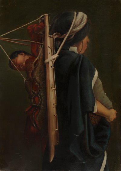 Araucaniaanse vrouw, ca. 1890-1892 door Unbekannt