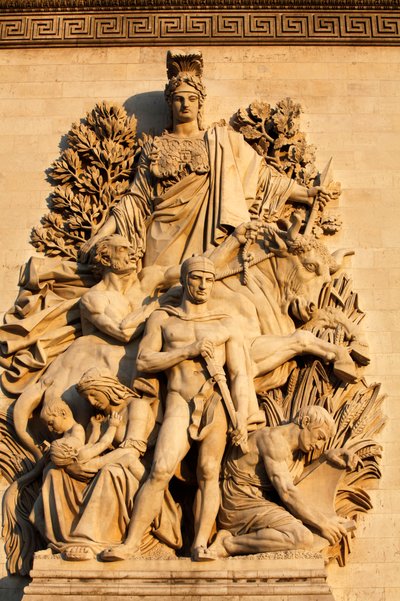 Arc de Triomphe sculptuur: de Triomf door Antoine Etex (1810), Parijs, Frankrijk door Unbekannt