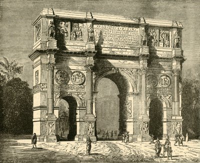 Boog van Constantijn, 1890 door Unbekannt