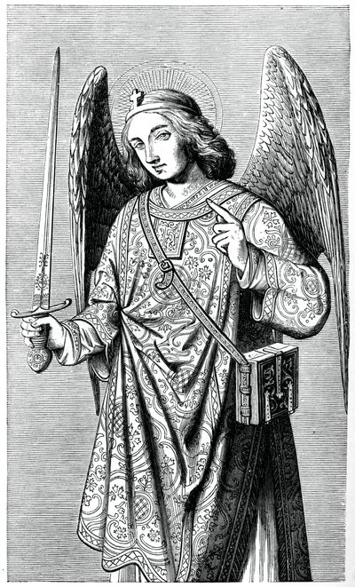 Aartsengel Sint Michael, 1870 door Unbekannt