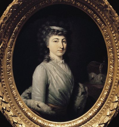 Aartshertogin Maria Leopoldine van Oostenrijk-Este 1776-1848, begin 19e eeuw door Unbekannt