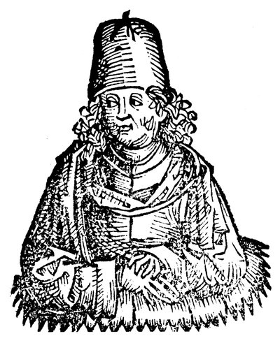 Aristoteles 384-322 v.Chr., oude Griekse filosoof en wetenschapper, 1493 door Unbekannt