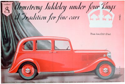 Armstrong Siddeley Motors advertentie, 1937 door Unbekannt