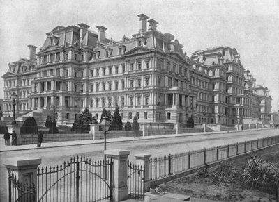 Leger- en marinegebouw, Washington DC, VS, ca. 1900 door Unbekannt
