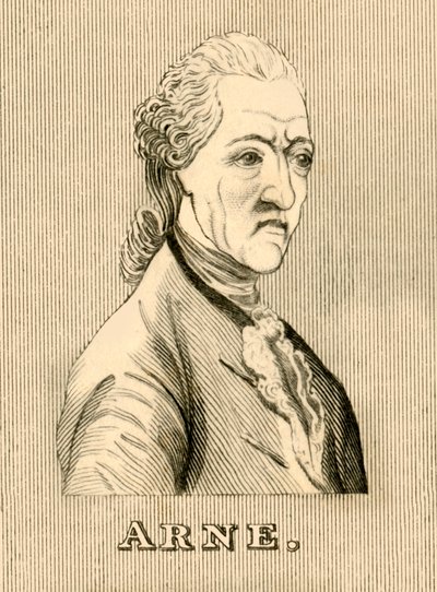 Arne, 1710-1778, 1830 door Unbekannt