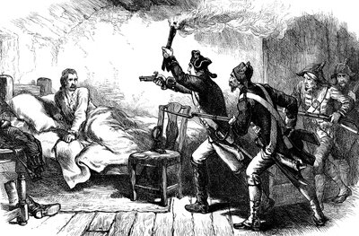 Arrestatie van Generaal Richard Prescott, 1777 ca. 1880 door Unbekannt