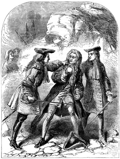 Arrestatie van Sir John Fenwick, 1696 laat 19e eeuw door Unbekannt