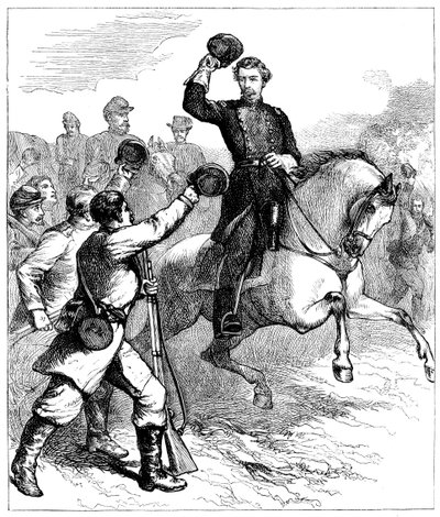 Aankomst van generaal McClellan in Williamsburg, Virginia, 1862 ca. 1880 door Unbekannt