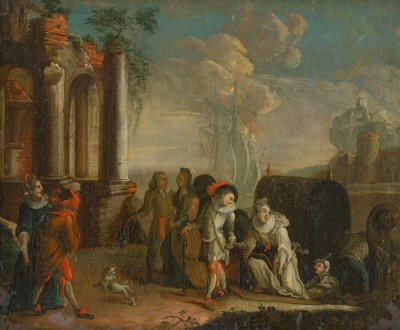 Aankomst van de Gondel door Unbekannt