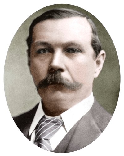 Arthur Conan Doyle, Schotse schrijver, c1900 door Unbekannt