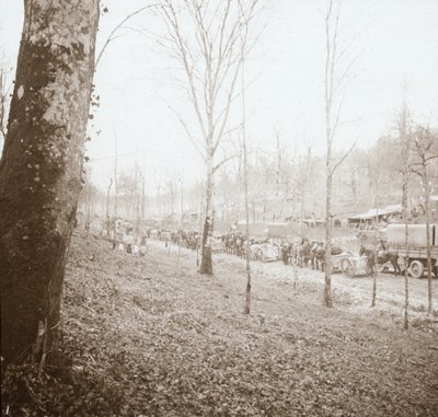 Artillerie, Somme, Noord-Frankrijk, ca. 1914-ca. 1918 door Unbekannt