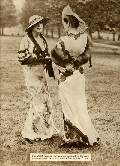 Ascot mode, 1935 door Unbekannt