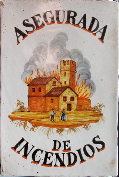 Asegurada de incendios, Tweede Helft van de 19e eeuw. door Unbekannt