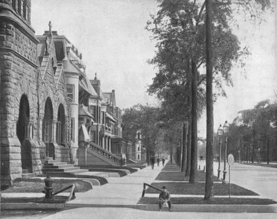 Ashland Avenue, Chicago, Illinois, VS, ca. 1900 door Unbekannt