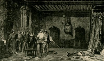 Moord op Hendrik, hertog van Guise, december 1588, 1890 door Unbekannt