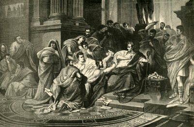 Moord op Julius Caesar, 1890 door Unbekannt