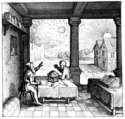 Astrologen bereiden een horoscoop voor, 1617-1619 door Unbekannt