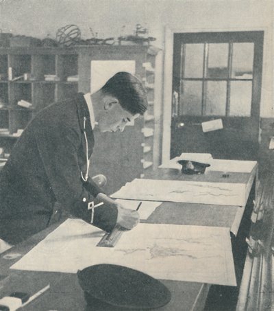 Op het Royal Naval College, Dartmouth, 1936 door Unbekannt