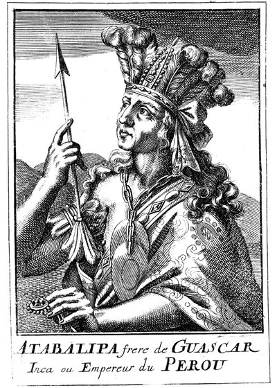 Atahualpa d1553, laatste Inca-keizer van Peru, 1686 door Unbekannt