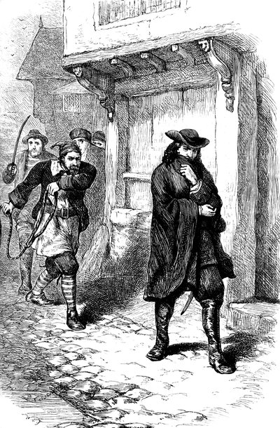 Aanval op de kapitein van de Rose, 17e eeuw ca. 1880 door Unbekannt