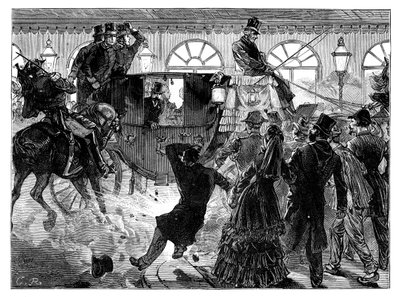 Poging tot moord op de Keizer van Frankrijk, 28 april 1855 door Unbekannt