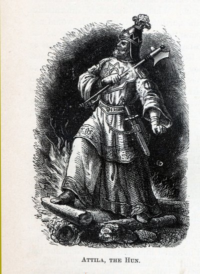 Attila de Hun, 1882 door Unbekannt