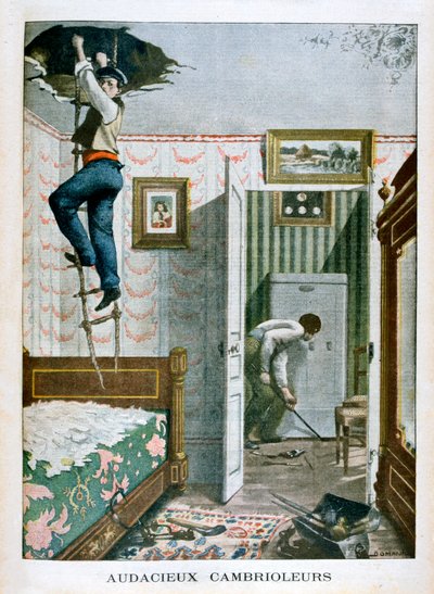 Gedurfde inbrekers, 1901 door Unbekannt