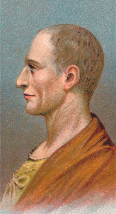 Augustus Caesar - Gaius Julius Caesar Octavianus 63 v.Chr.-14 n.Chr., eerste Romeinse keizer, 1924 door Unbekannt