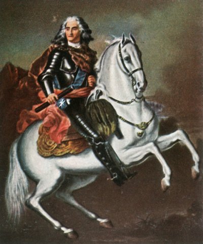 Augustus II de Sterke door Unbekannt