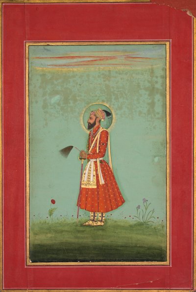 Aurangzeb, ca. 1770 door Unbekannt