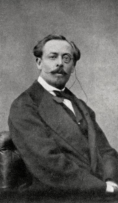 Aurelien Scholl, Franse auteur en journalist, 1868 door Unbekannt