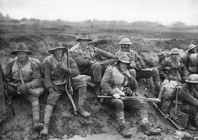 Australië in de Grote Oorlog. Onbekende mannen van de 5e Divisie, 1916 door Unbekannt
