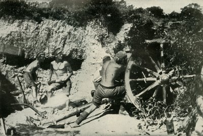 Australische Kanonniers op het Gallipoli-schiereiland, 1919 door Unbekannt