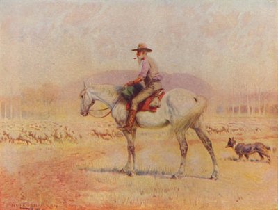 Australische Schapenboer, 1924 door Unbekannt