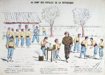 Aux Camp des Pupilles de la République, 1871 door Unbekannt