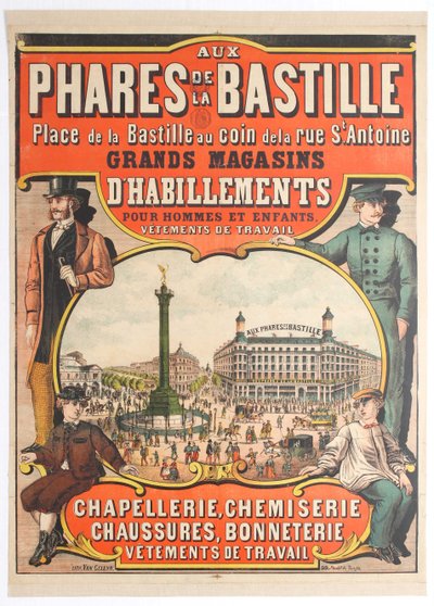 Aux Phares de la Bastille, 1890s door Unbekannt