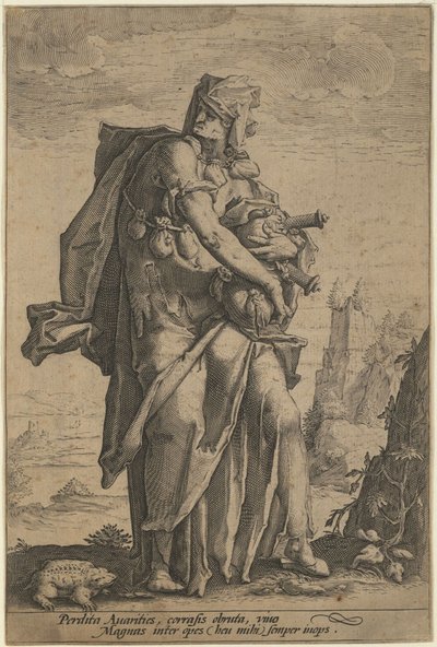 Hebzucht, ca. 1600 door Unbekannt