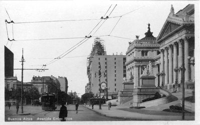 Avenida Entre Rios, Buenos Aires, Argentinië, ca. 1900s door Unbekannt