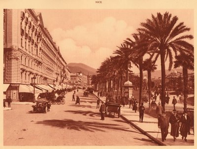Avenue van Verdun, Nice, 1930 door Unbekannt